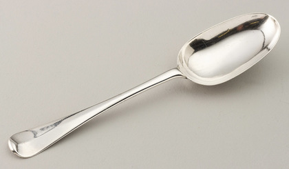 Early Georgian Provincial Rat Tail Hanoverian Britannia Silver Tablespoon - Exeter, Thomas Salter